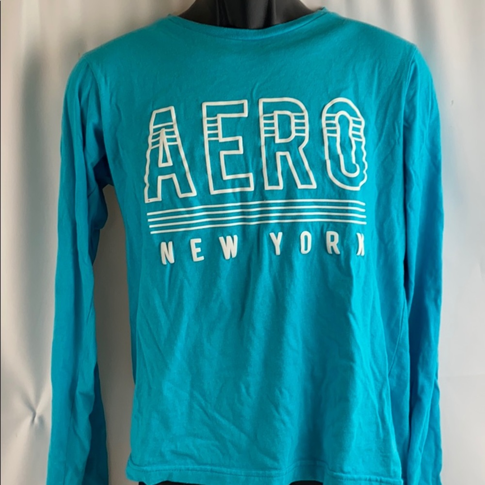Aeropostale blue long sleeve New York T-shirt